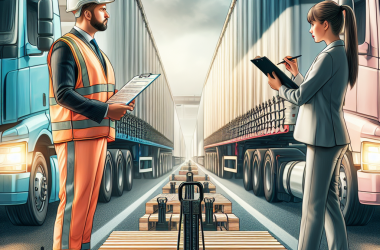 Illustration of [RECHERCHE] Arrimage des charges : Participez à une étude de l’INRS dans le transport routier de marchandises - Actualité - INRS