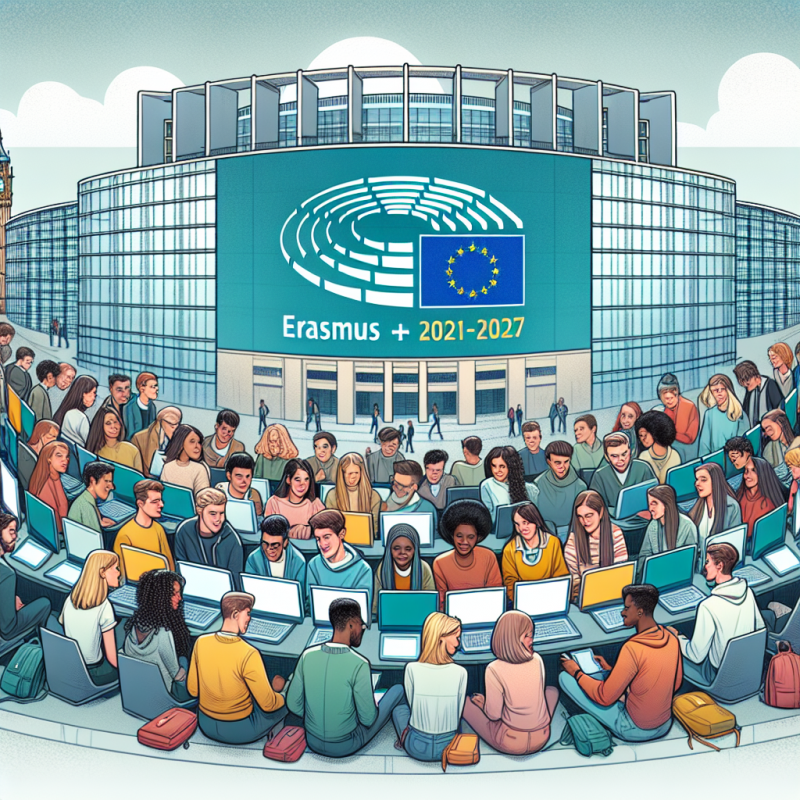 Illustration of Mise en œuvre d’Erasmus+ 2021-2027 : le point du Parlement européen - Centre Inffo