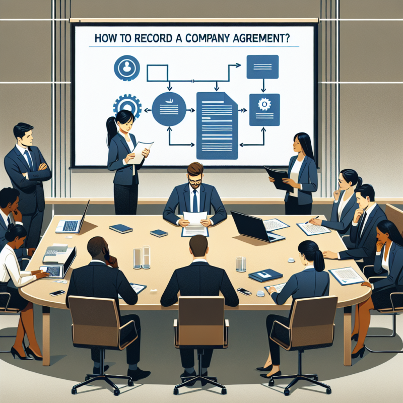 Illustration of Comment enregistrer un accord d’entreprise ?
