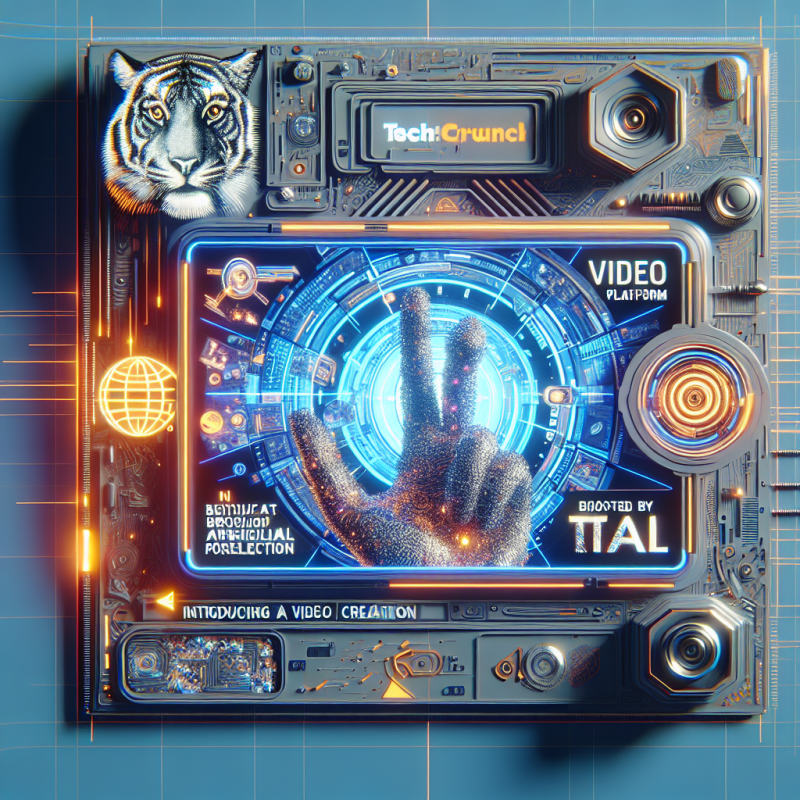 Illustration of La plateforme InVideo soutenue par Tiger Global lance la création de vidéos générée par IA | TechCrunch