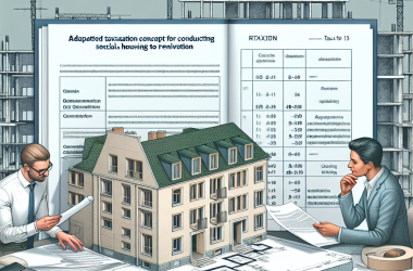 Illustration of Une fiscalité adaptée pour la réalisation de travaux de rénovation lourde de logements sociaux
