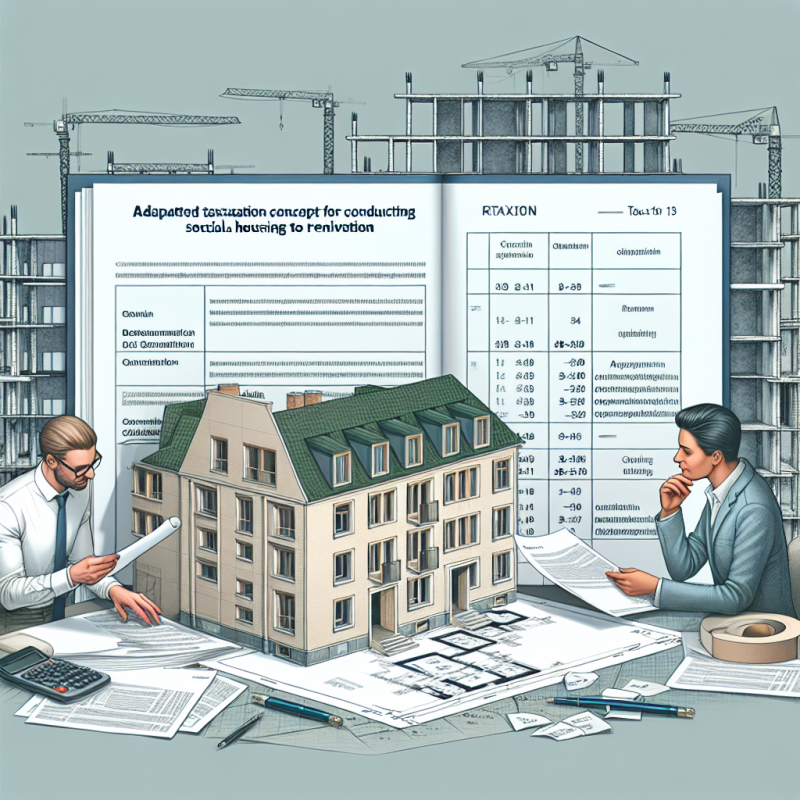 Illustration of Une fiscalité adaptée pour la réalisation de travaux de rénovation lourde de logements sociaux