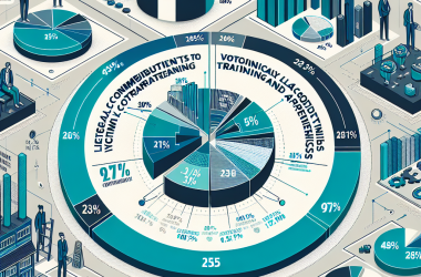 Illustration of Répartition des contributions légales à la formation professionnelle et à l'alternance au titre de 2025 - Centre Inffo