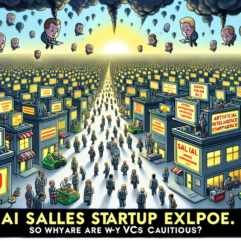 Illustration of Les startups de représentants de ventes en IA explosent. Alors pourquoi les VC sont-ils méfiants? | TechCrunch