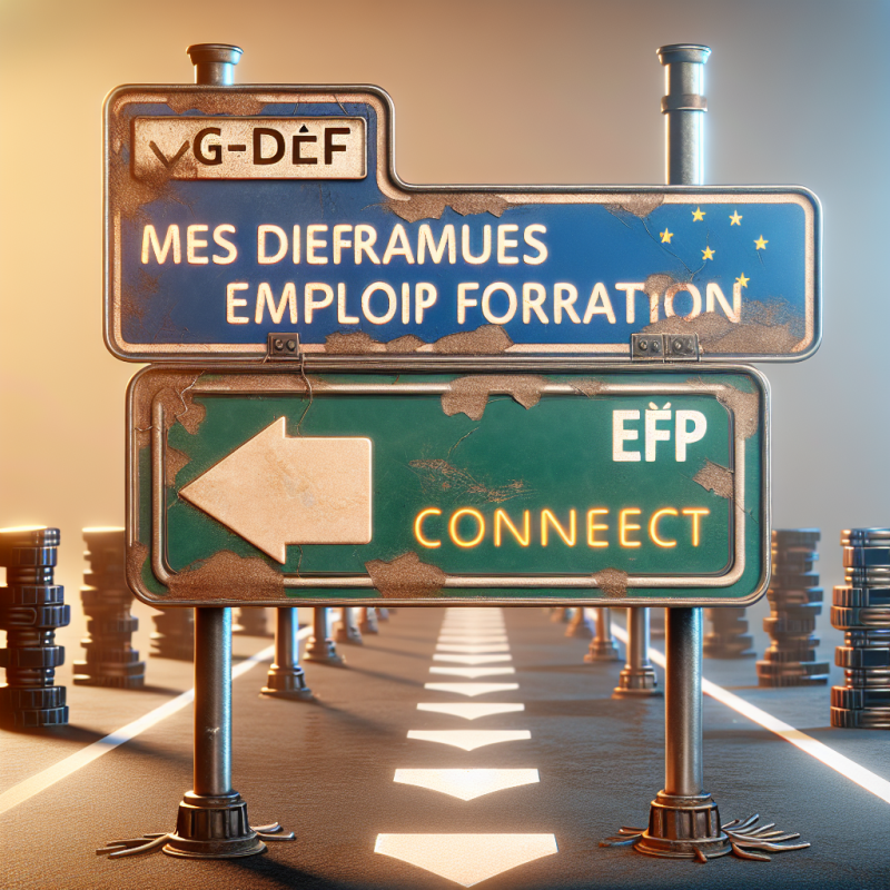 Illustration of EFP Connect remplace Mes Démarches Emploi Formation (MDEF)
