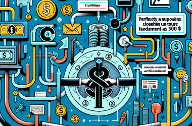Illustration of 'Perplexity a supposément clôturé un tour de financement de 500M $ | TechCrunch'