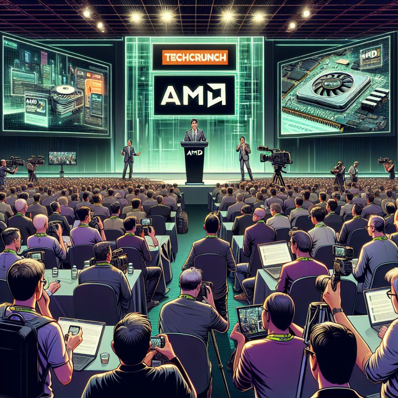 Illustration of Conférence de presse d'AMD au CES 2025 : comment la suivre | TechCrunch