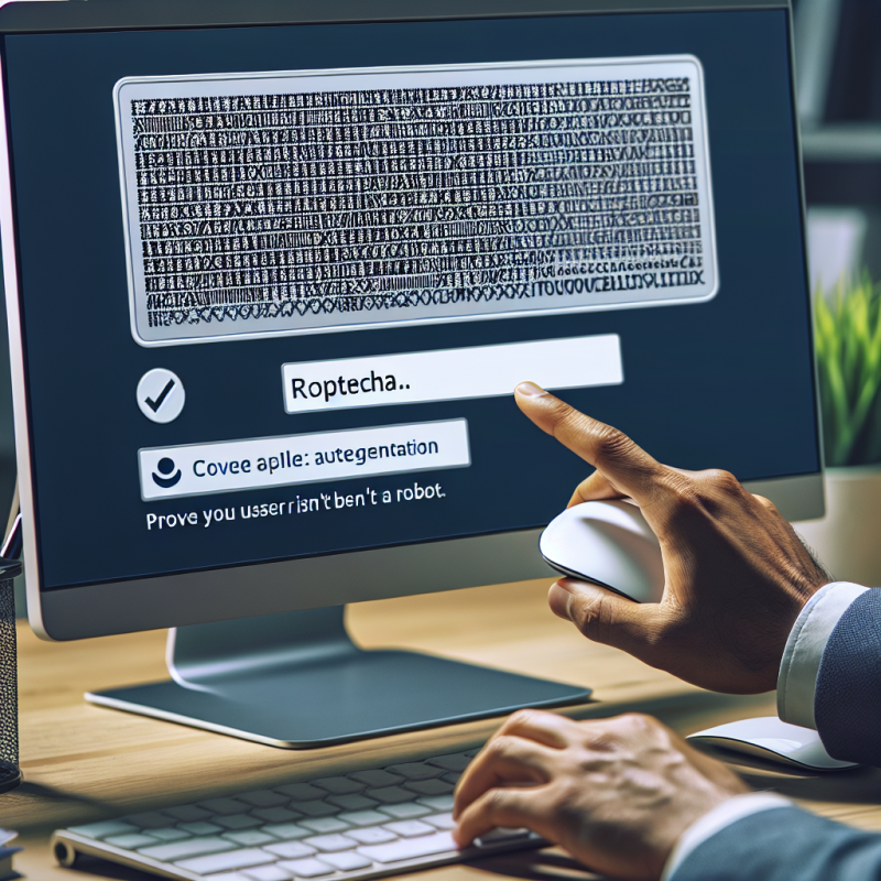 Illustration of Page Captcha de Radware