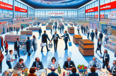 Illustration of Plan social chez Auchan: la CFDT appelle à des reclassements dans la galaxie Mulliez