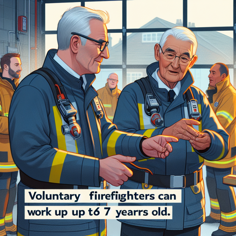 Illustration of Les sapeurs-pompiers volontaires pourront travailler jusqu'à 67 ans