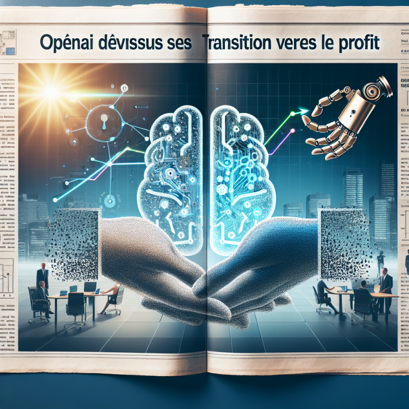 Illustration of OpenAI dévoile ses plans de transition vers le profit | TechCrunch