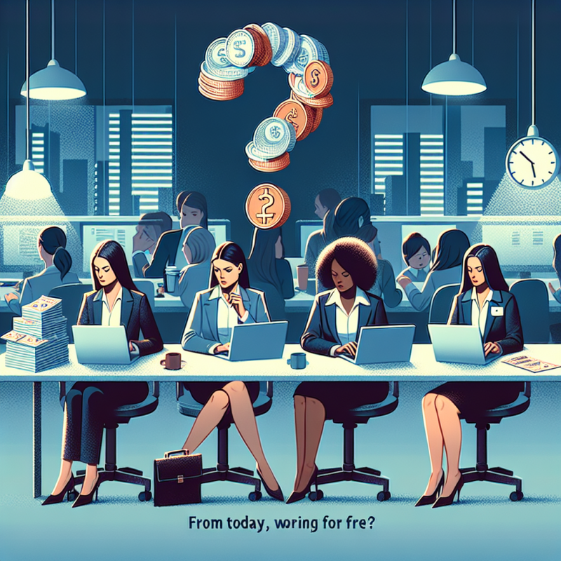 Illustration of A partir d'aujourd'hui, les femmes travaillent "gratuitement": que faire en cas d'inégalité salariale flagrante?