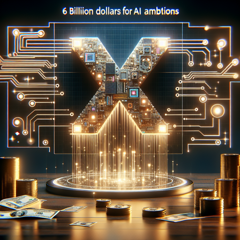 Illustration of Elon Musk's xAI obtient 6 milliards de dollars pour alimenter ses ambitions en IA | TechCrunch