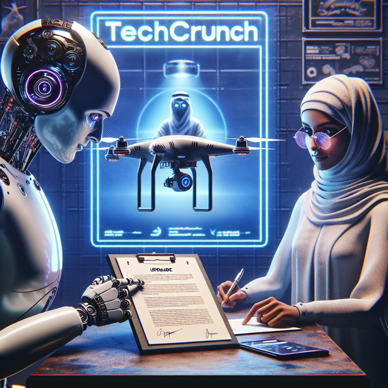 Illustration of OpenAI signe un accord pour mettre à niveau la technologie anti-drone d'Anduril | TechCrunch