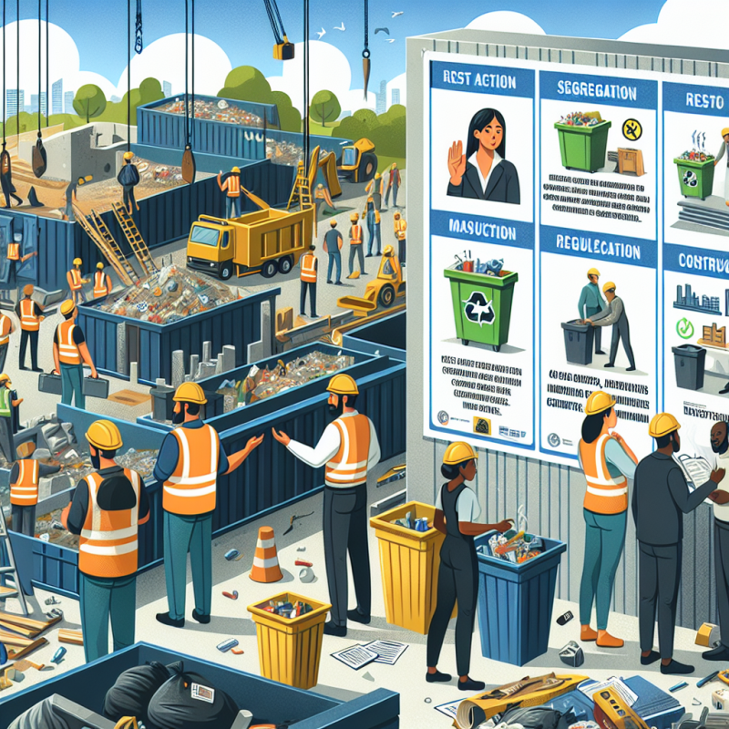 Illustration of BTP : comment aider les entreprises à respecter la réglementation en matière de déchets ?