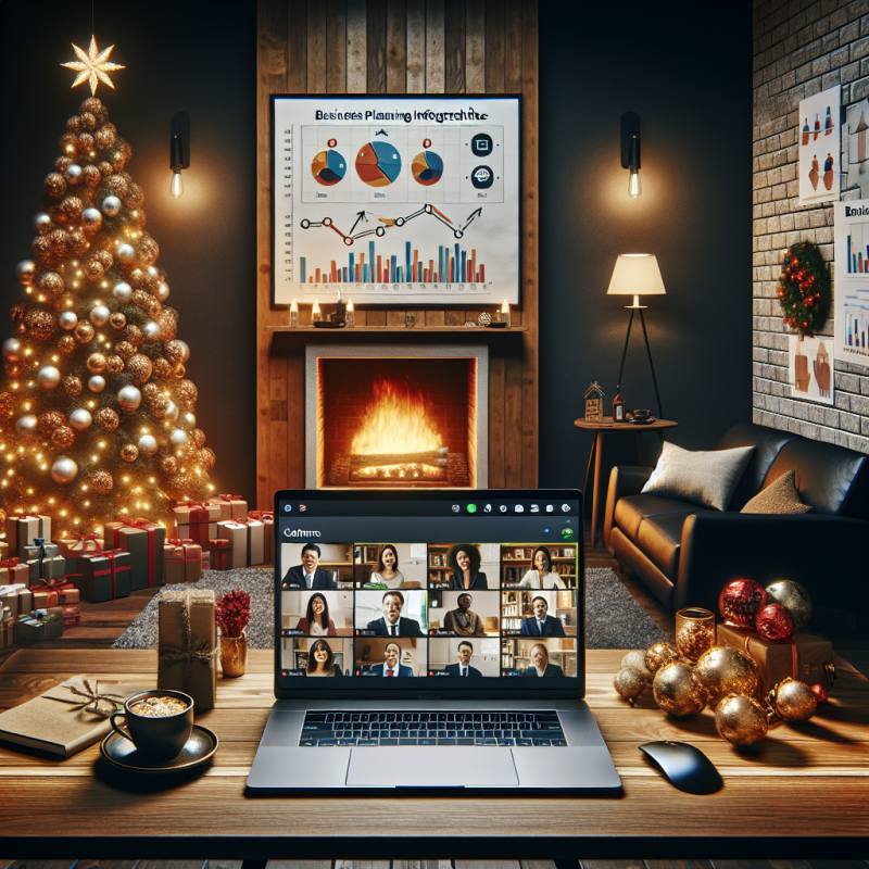 Illustration of Revue du web #522 : Noël, management et télétravail