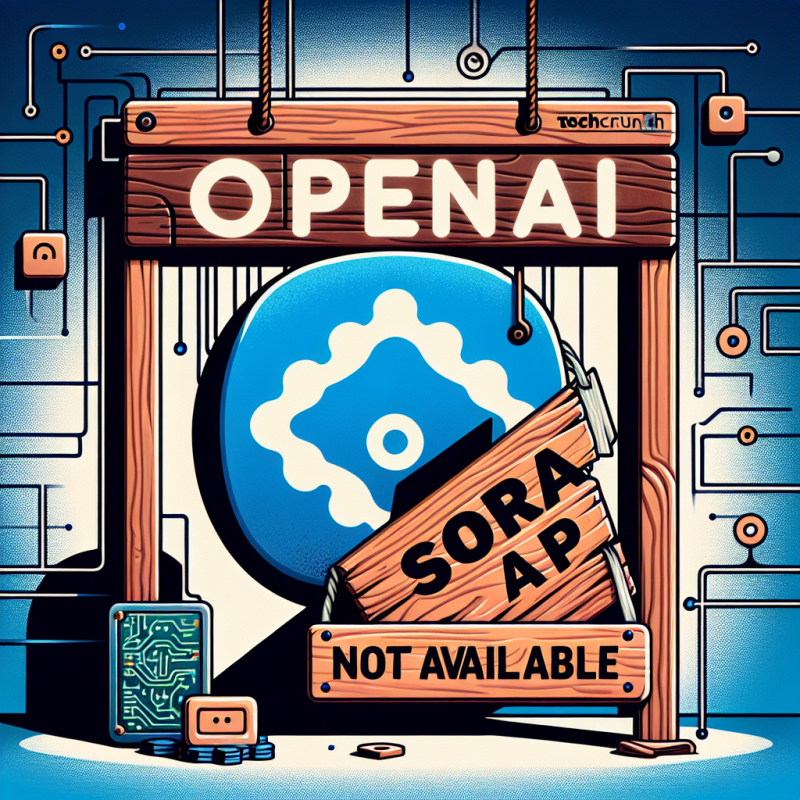 Illustration of OpenAI déclare qu'il n'y a pas de plans pour une API Sora — pour l'instant | TechCrunch