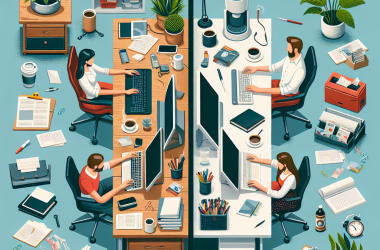 Illustration of Le télétravail, stop ou encore ?