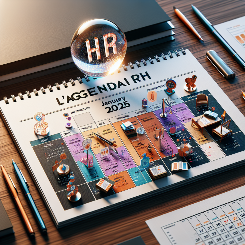 Illustration of L’agenda RH – Janvier 2025