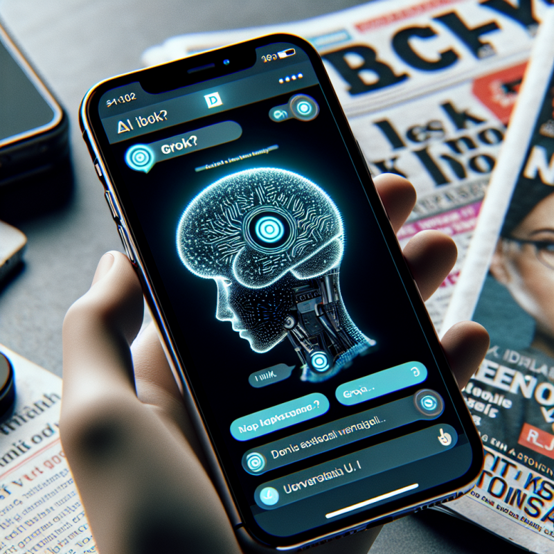 Illustration of xAI teste une application iOS indépendante pour son chatbot Grok | TechCrunch