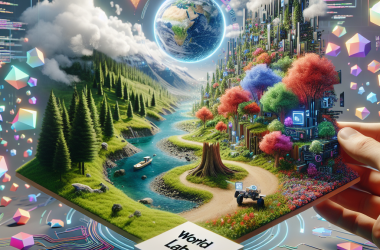 Illustration of World Labs' AI peut générer des scènes 3D interactives à partir d'une seule photo | TechCrunch