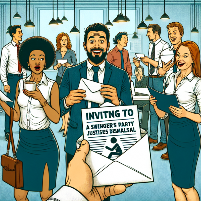 Illustration of Oui, inviter des collègues à une soirée échangiste justifie un licenciement