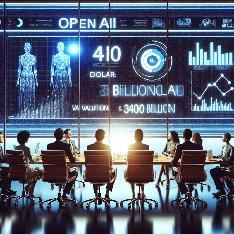 Illustration of OpenAI serait en pourparlers pour lever 40 milliards de dollars pour une valorisation de 340 milliards de dollars