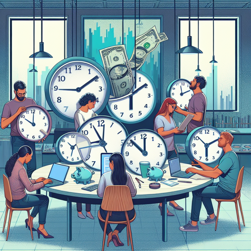 Illustration of Travailler "gratuitement" 7 heures par an: des doutes sur l'acceptation sociale et les objectifs