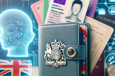Illustration of Le Royaume-Uni prévoit un "portefeuille numérique" pour les permis de conduire et autres documents d'identité, ainsi qu'un chatbot alimenté par OpenAI | TechCrunch