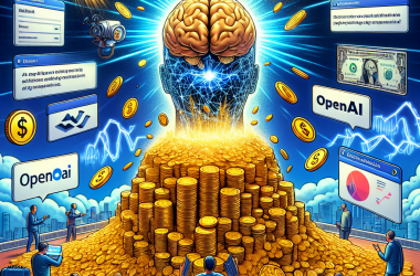 Illustration of 'OpenAI envisage un investissement de 25 milliards de dollars de la part de SoftBank après le choc de DeepSeek | TechCrunch'
