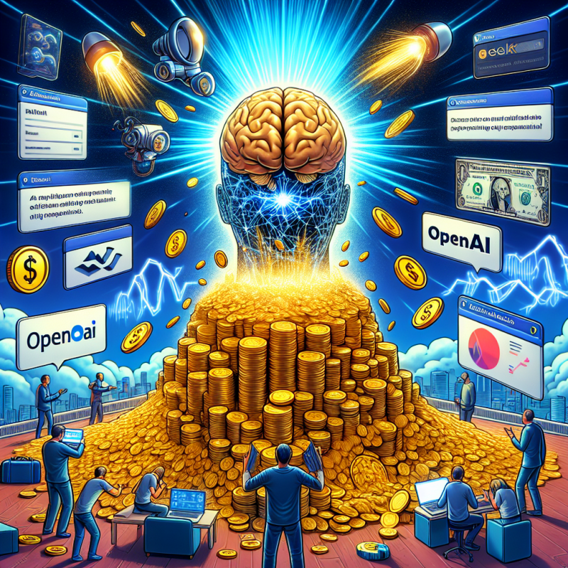 Illustration of 'OpenAI envisage un investissement de 25 milliards de dollars de la part de SoftBank après le choc de DeepSeek | TechCrunch'