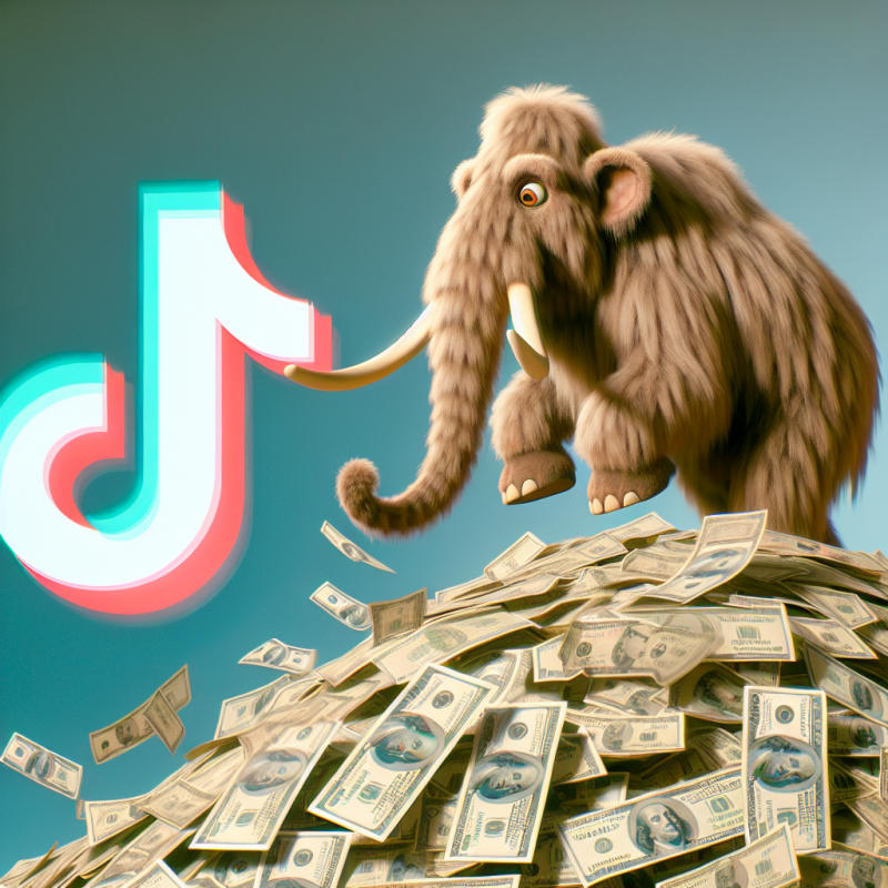 Illustration of 200 millions de dollars pour des mammouths laineux et adieu à TikTok