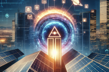 Illustration of Stargate utilisera des panneaux solaires et des batteries pour alimenter une entreprise d'IA d'une valeur de 100 milliards de dollars | TechCrunch