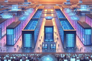 Illustration of 'Reliance prévoit le plus grand centre de données IA au monde en Inde, selon un rapport | TechCrunch'