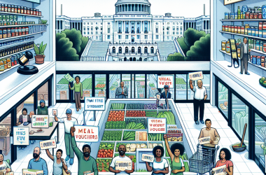 Illustration of Tickets restaurant en supermarché : la décision finale du Sénat !