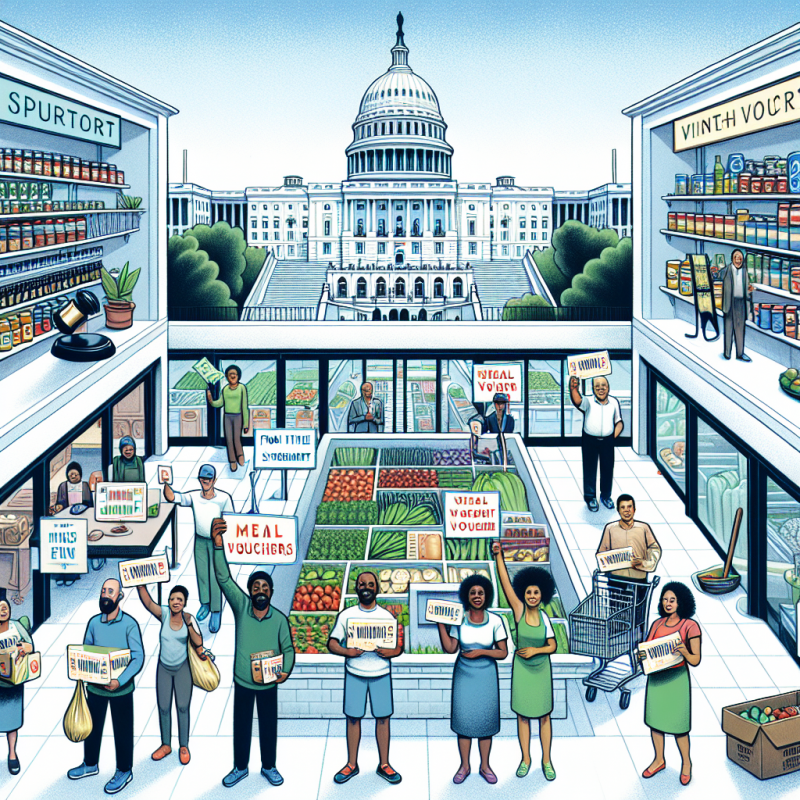 Illustration of Tickets restaurant en supermarché : la décision finale du Sénat !