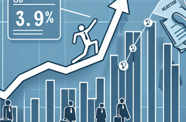 Illustration of Le chômage en forte hausse de 3,9% au quatrième trimestre 2024