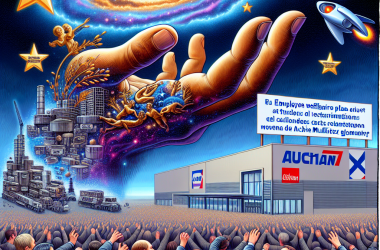 Illustration of Plan social chez Auchan: la CFDT appelle à des reclassements dans la galaxie Mulliez