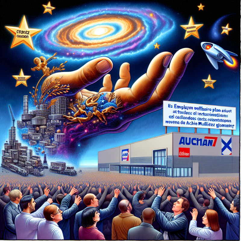 Illustration of Plan social chez Auchan: la CFDT appelle à des reclassements dans la galaxie Mulliez