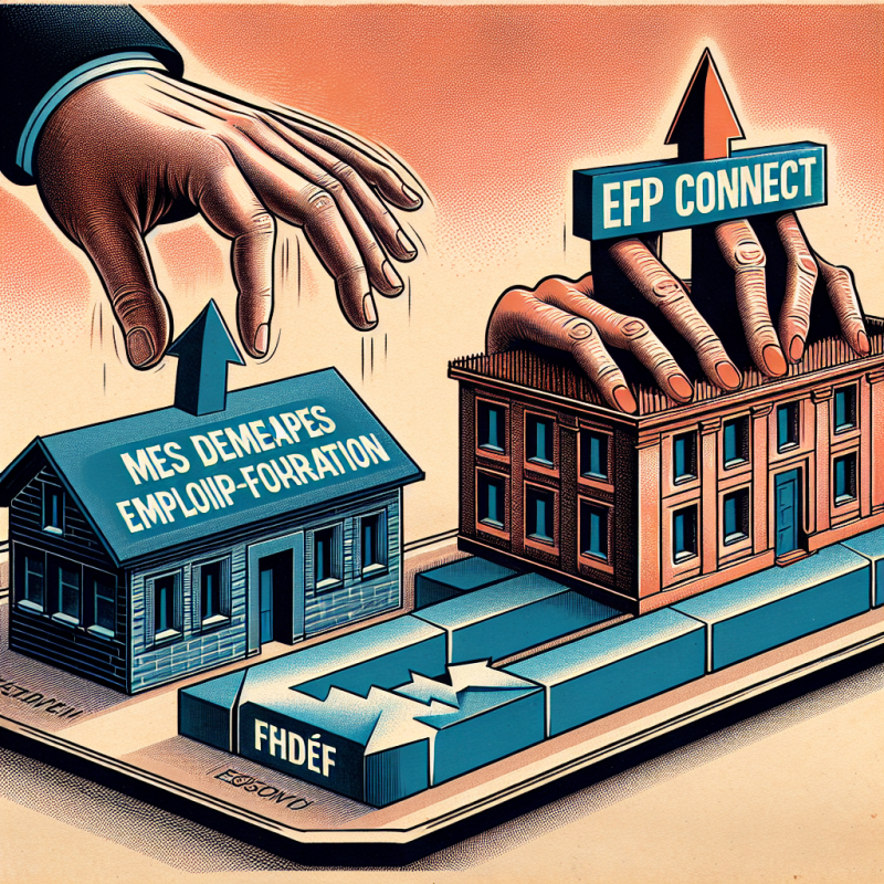 Illustration of EFP Connect remplace Mes Démarches Emploi Formation (MDEF) - Digiformag