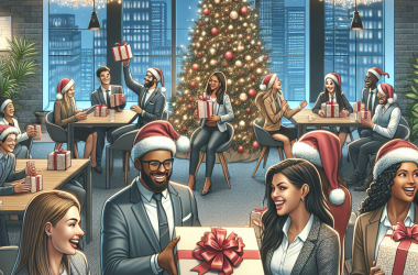 Illustration of Secret Santa: la délicate gestion des cadeaux de Noël en entreprise