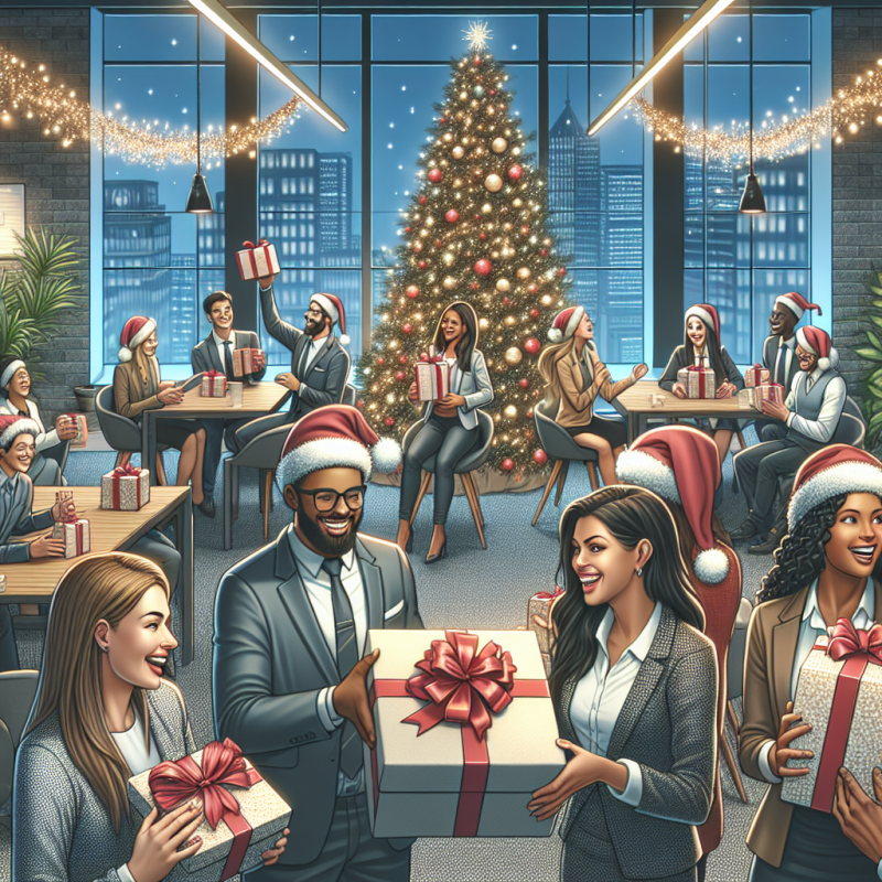 Illustration of Secret Santa: la délicate gestion des cadeaux de Noël en entreprise