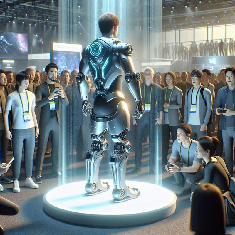 Illustration of L'exosquelette de German Bionic pouvant supporter des charges de 80 livres, dévoilé au CES 2025 | TechCrunch