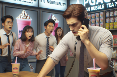 Illustration of Prévenir son travail avant sa famille en cas d'urgence? En Corée du Sud, une chaîne de bubble tea présente ses excuses après la demande "insensible" d'un responsable'