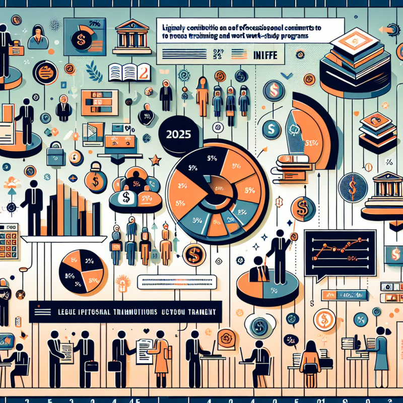 Illustration of Répartition des contributions légales à la formation professionnelle et à l'alternance au titre de 2025 - Centre Inffo