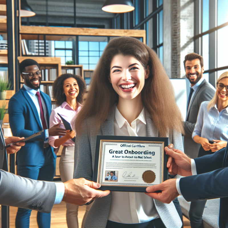 Illustration of Certification Great Onboarding : un levier pour attirer et retenir les talents