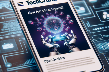 Illustration of De nouvelles offres d'emploi chez OpenAI révèlent les plans de la société en matière de robotique | TechCrunch