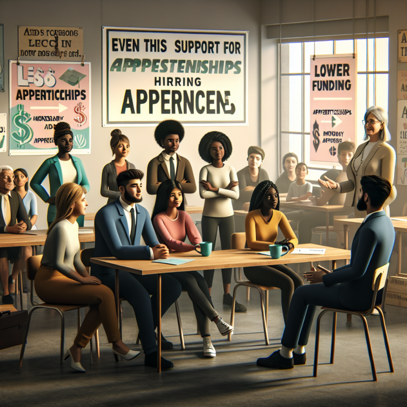 Illustration of Apprentissage: le gouvernement reconduit (mais abaisse) les aides à l'embauche en 2025
