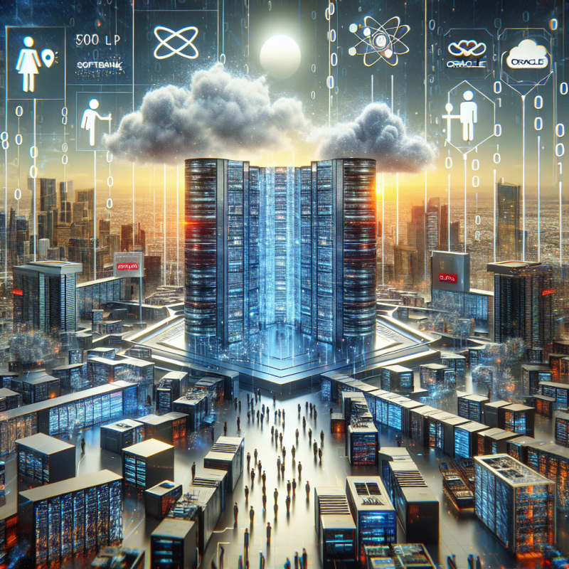 Illustration of OpenAI s'associe à SoftBank et Oracle pour un projet de centre de données de 500 milliards de dollars | TechCrunch