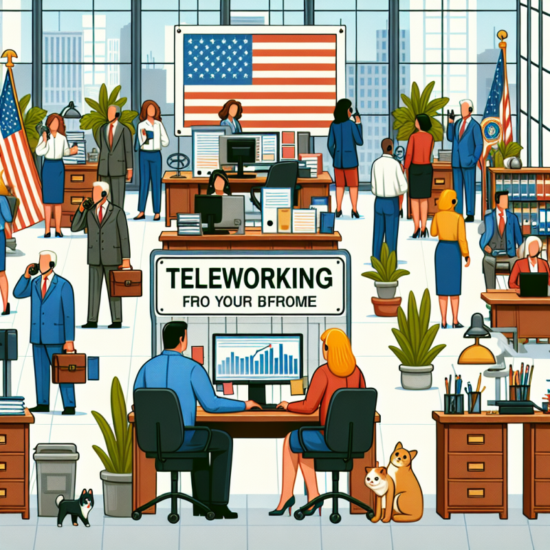 Illustration of "Avec effet immédiat": un des premiers décrets de Trump interdit le télétravail aux agents fédéraux